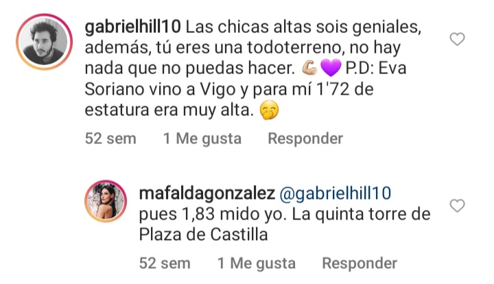 ¿Cuánto mide Eva Soriano? 20220349