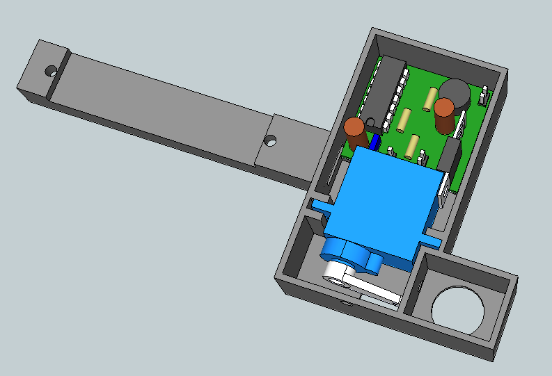 Steuerbares Formsignal aus dem 3D-Drucker Gehaeu10