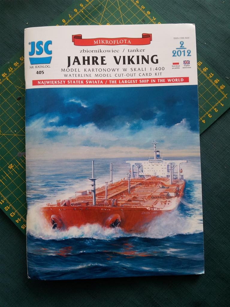 DIO : Pétrolier ULCC Jahre Viking - manœuvre d’accostage [kit papier JSC 1/400°] de PLEF 1-book10