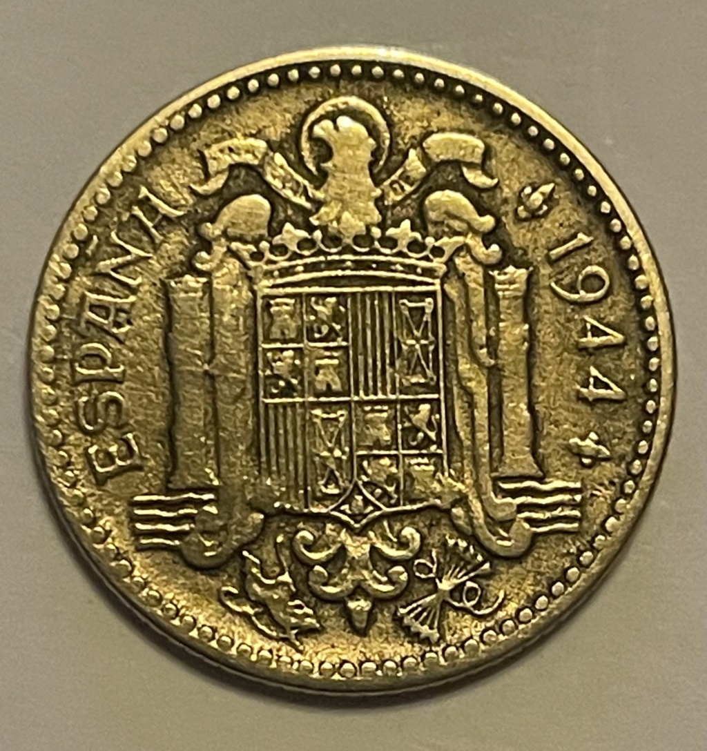 1 peseta 1944. Estado español 5aaeb610