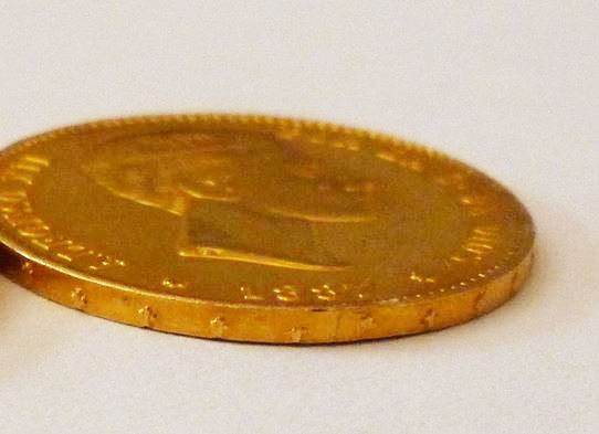25 pesetas oro Alfonso XII: ayuda identificación. 1187_210