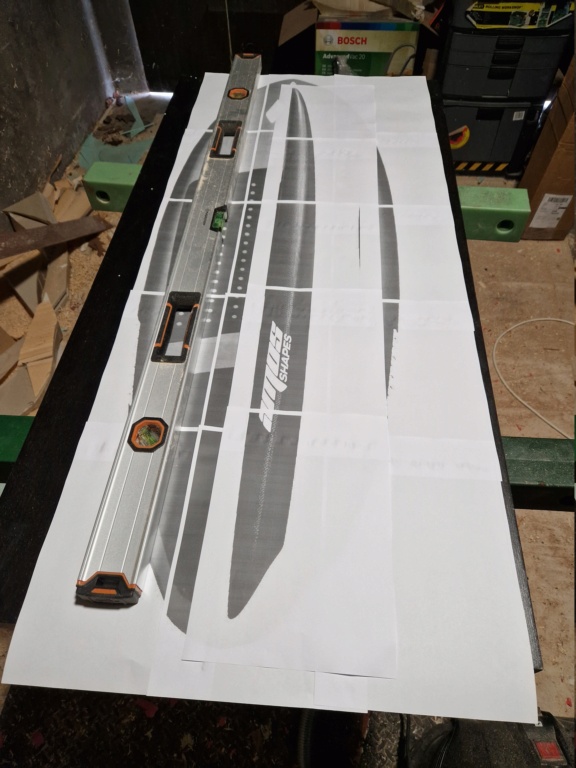 Custom Pumping Board XPS Carbone Sous Vide - Rails Profile Carbone pour Rails de Foil 20230411