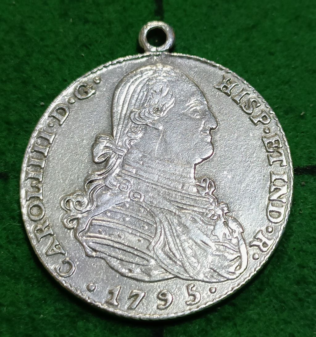 4 Escudos de Carlos IV de 1795. Plata 4s_car10