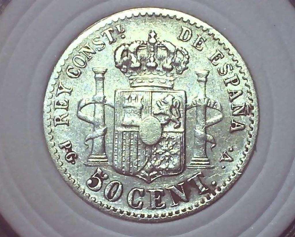 50 CENTS 1894 ALFONSO XIII 50_cen13