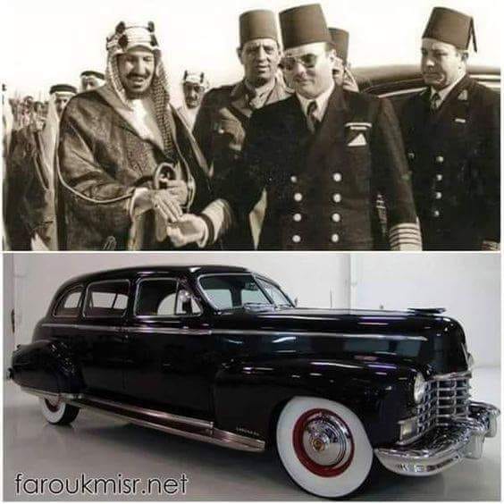 اول سياره تدخل الي السعوديه اهداء من الملك فاروق لملك السعوديه  3_n_a19
