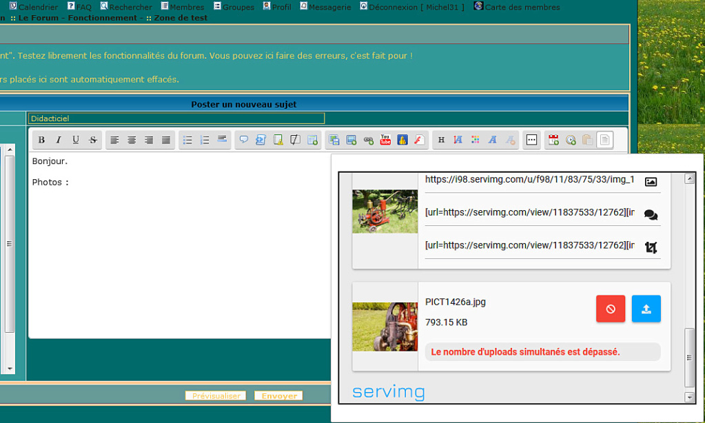 Insérer une photo avec Servimg : mode d'emploi Image319