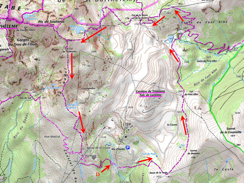 De la poudre blanche en Ariège Talc10