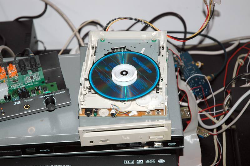 Lettore CD/DVD ROM USB come audio.
