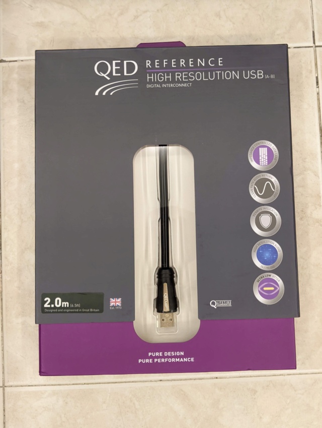 QED Reference USB A-B 2m cable (new) - SOLD Qed_us11