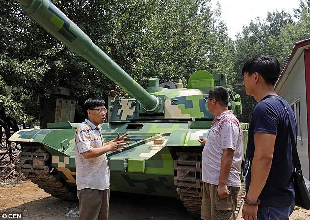 Chine:Un agriculteur chinois construit son propre char 216
