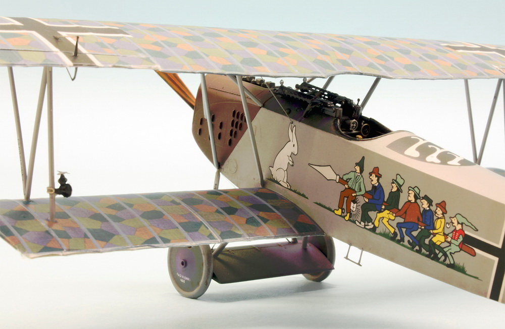 Camouflage losange WWI Fokker23