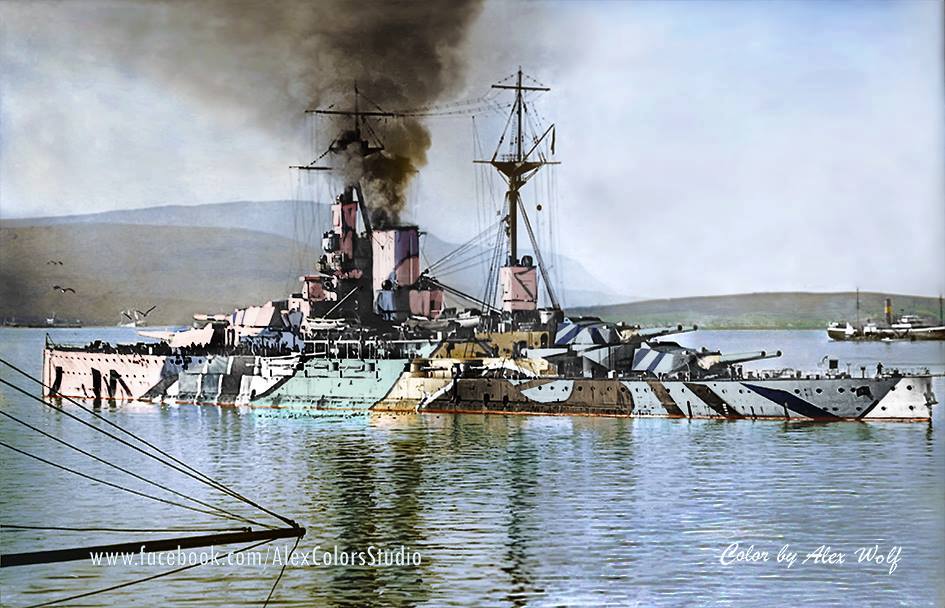 Photos colorises WWI - Page 9 Hms_ra11