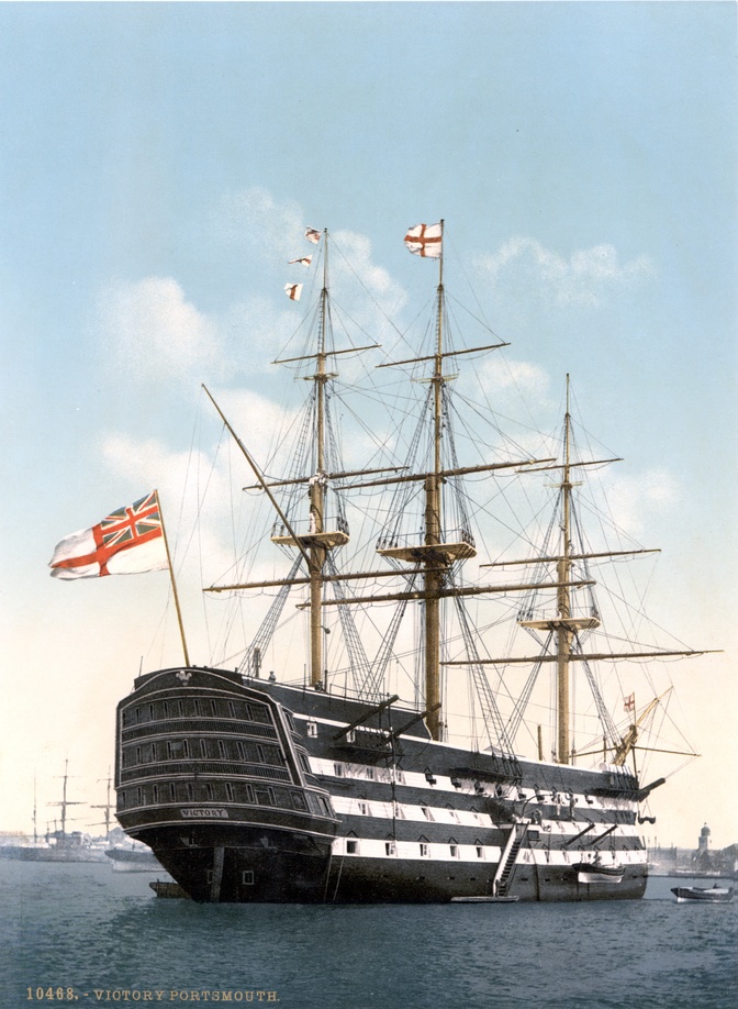 Le HMS Victory a Portsmouth Historic Dockyard, Angleterre Hms_v10