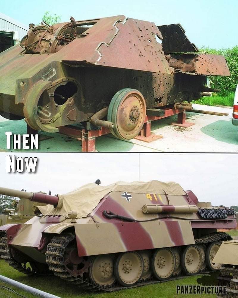 Restauration du Jagdpanter No 411 Jagdpa57