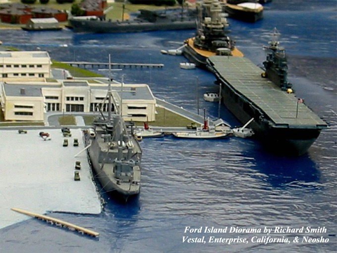 Diorama geant Pearl Harbor Rscv-610