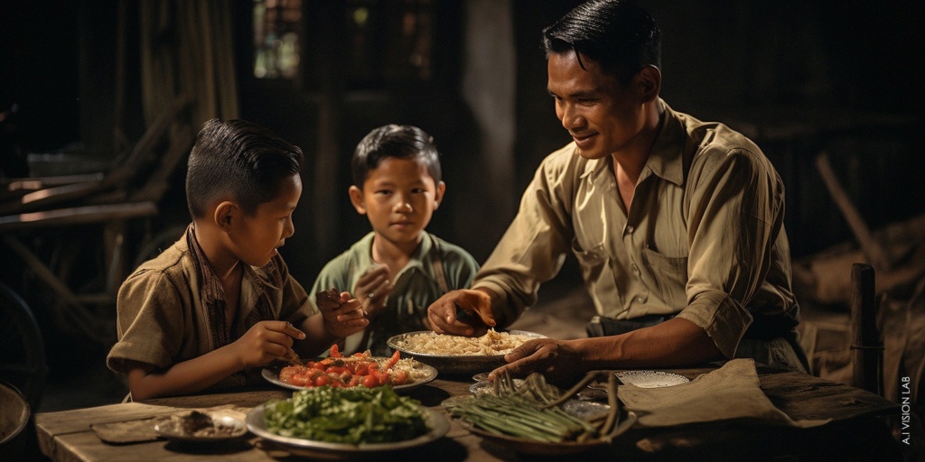 A.I voyage à travers les années 1930 au Cambodge.  Thy10