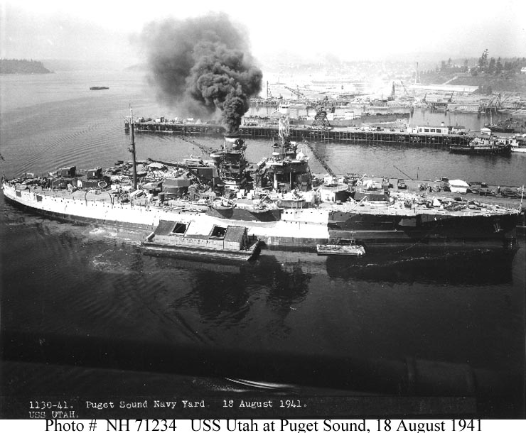 USS Utah (BB-31) a Pearl harbor Uss-ut11