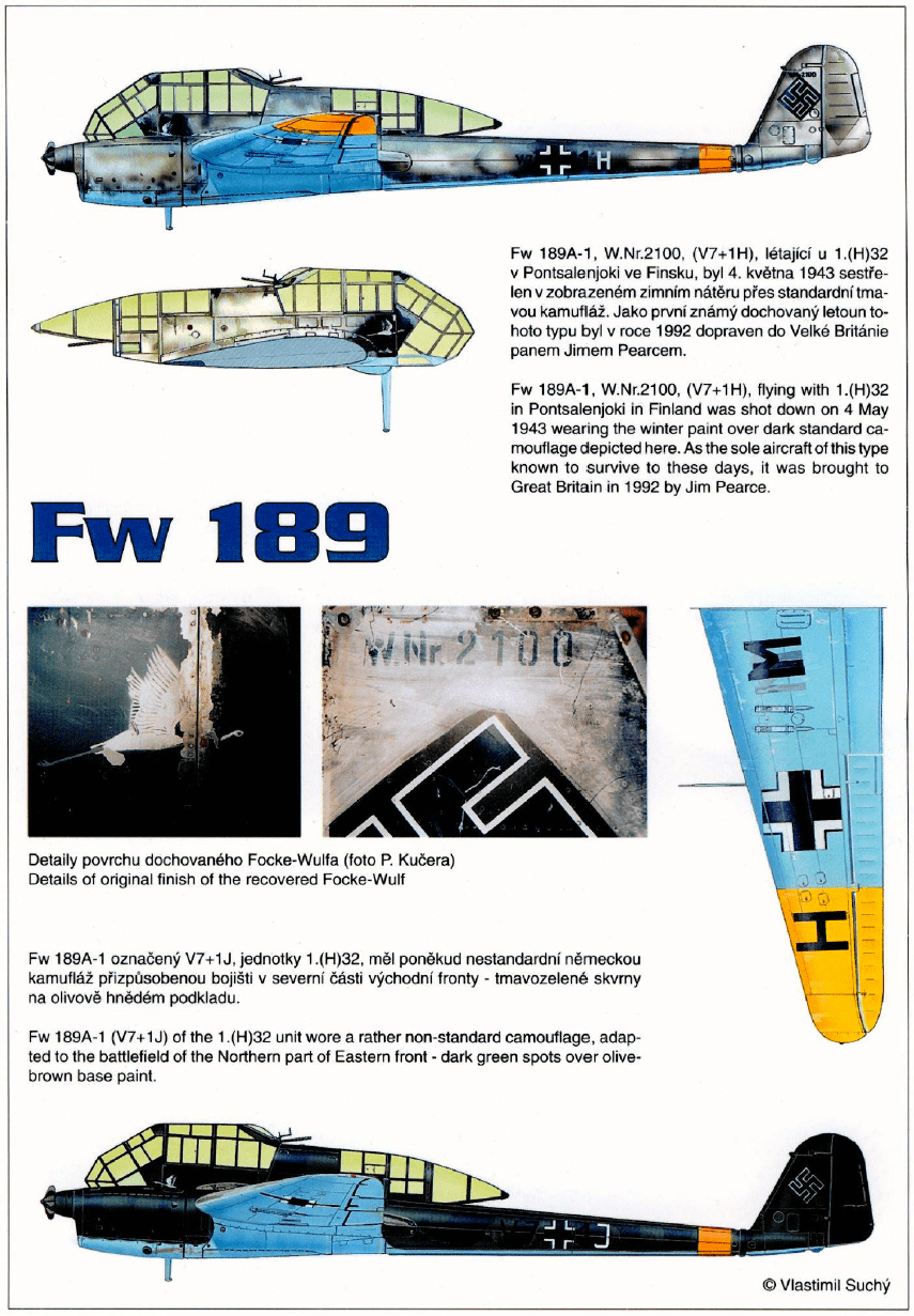 Focke-Wulf Fw 189 Uhu : “L'oeil volant” Z311