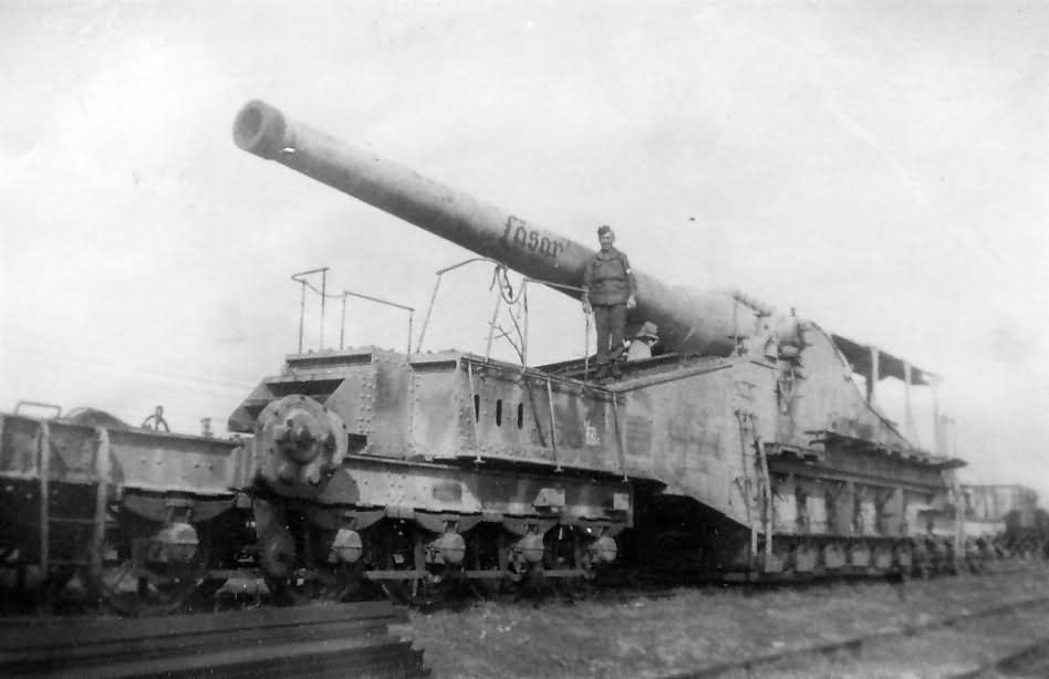 Canon sur rail 274/285mm modèle 1917 Z61