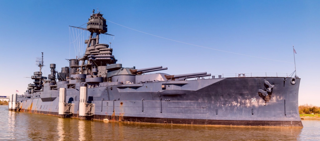 Le cuirasse USS Texas musee Zz230