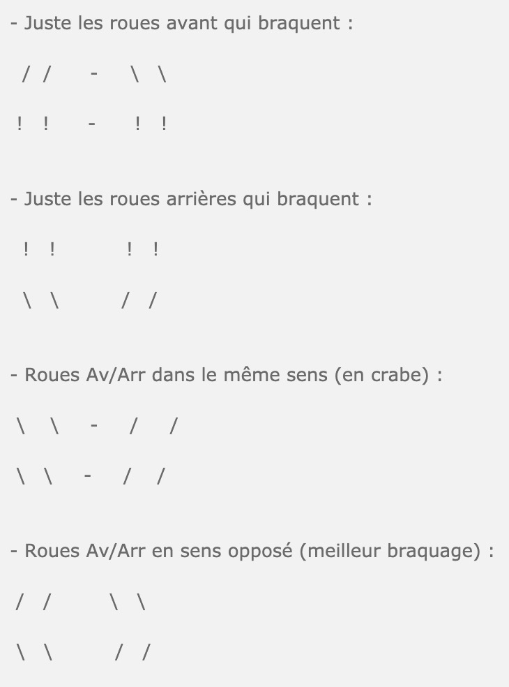 Comment réaliser 4 roues directionnelles ? Captu227