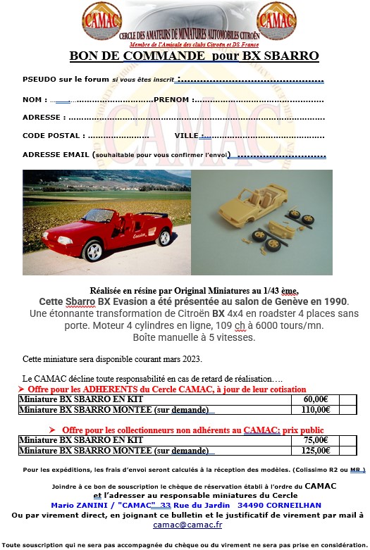 2023- CamaC 25 : BX cabriolet SBARRO Boncom10