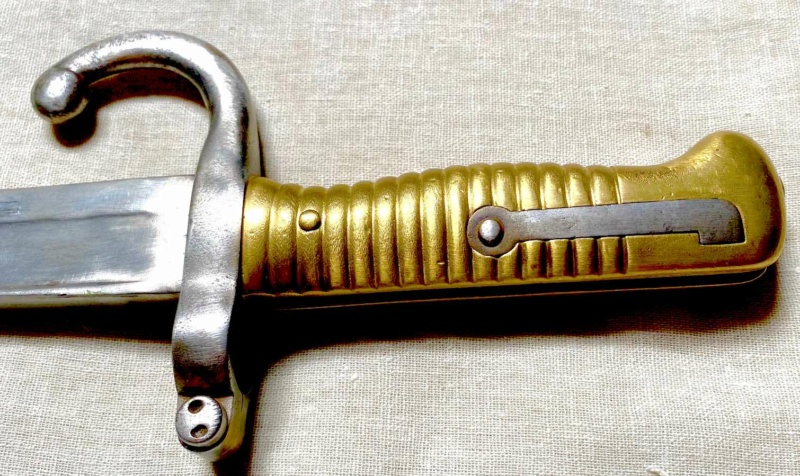 Epée-baïonnette avec lame de baïonnette à douille pour les Remington de la Défense Nationale 1870 Bayo-p11