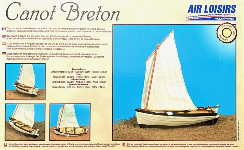 Canot breton à clins [Air Loisirs 1/20°] de St Etienne Canot810