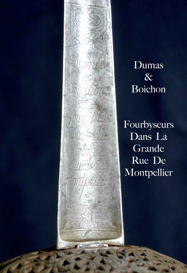 Une belle épée française vers 1750 Lame-112