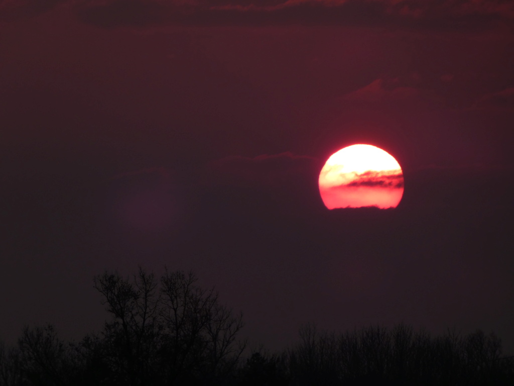montmiral - Montmiral coucher de soleil P1230347