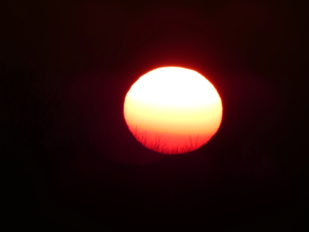 montmiral - Montmiral coucher de soleil P1230437