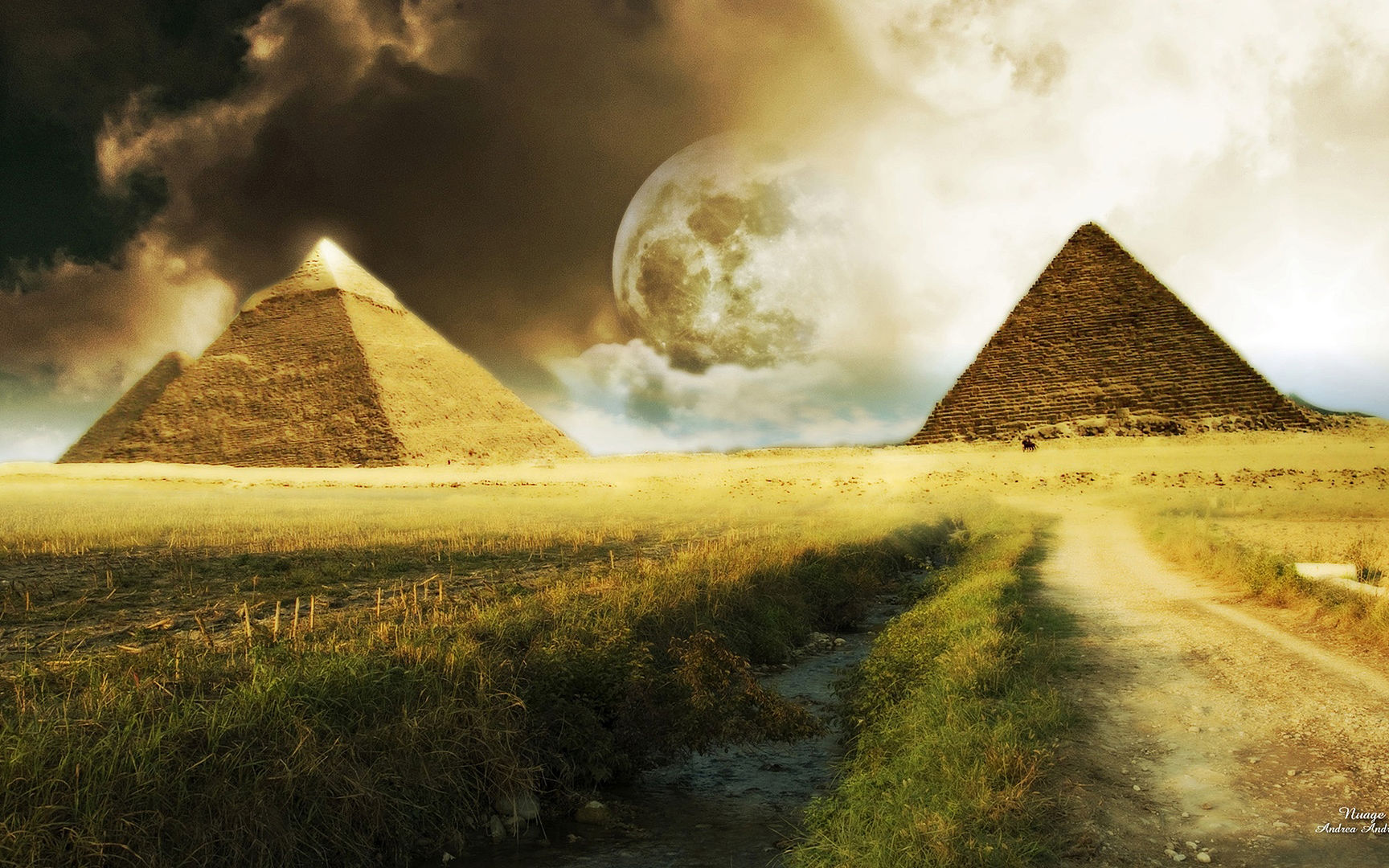 صور وخلفيات لأهرامات الجيزة وأبو الهول Pyramids of Giza and the Sphinx 2310