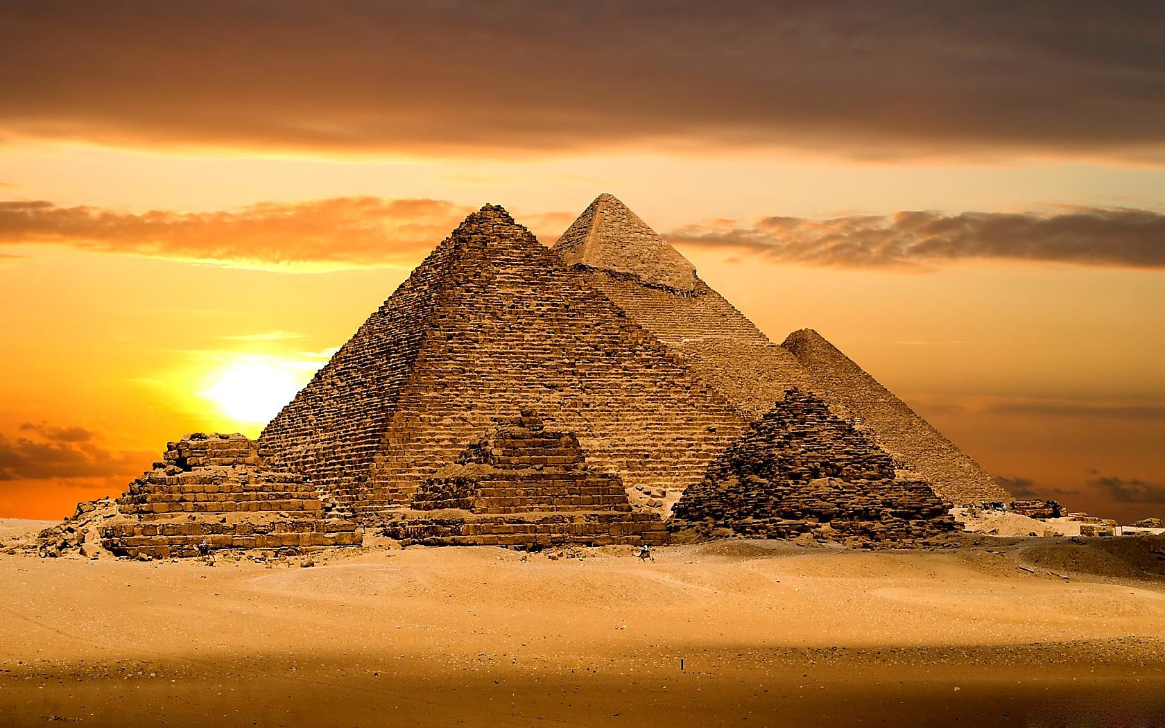 صور وخلفيات لأهرامات الجيزة وأبو الهول Pyramids of Giza and the Sphinx 3110