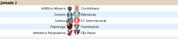 2da Fecha | Brasileirao J210