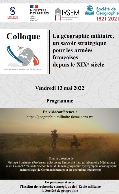 La géographie militaire, un savoir stratégique depuis le XIXe siècle 20126310