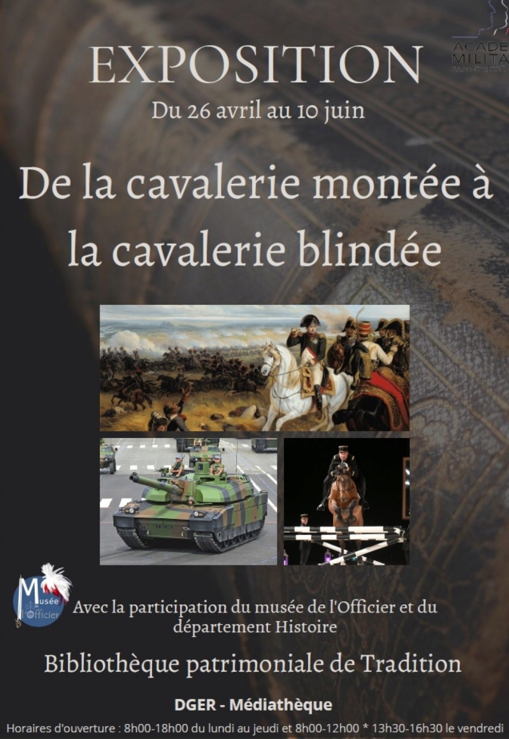 Exposition "De la cavalerie montée à la cavalerie blindée" Flyer-10