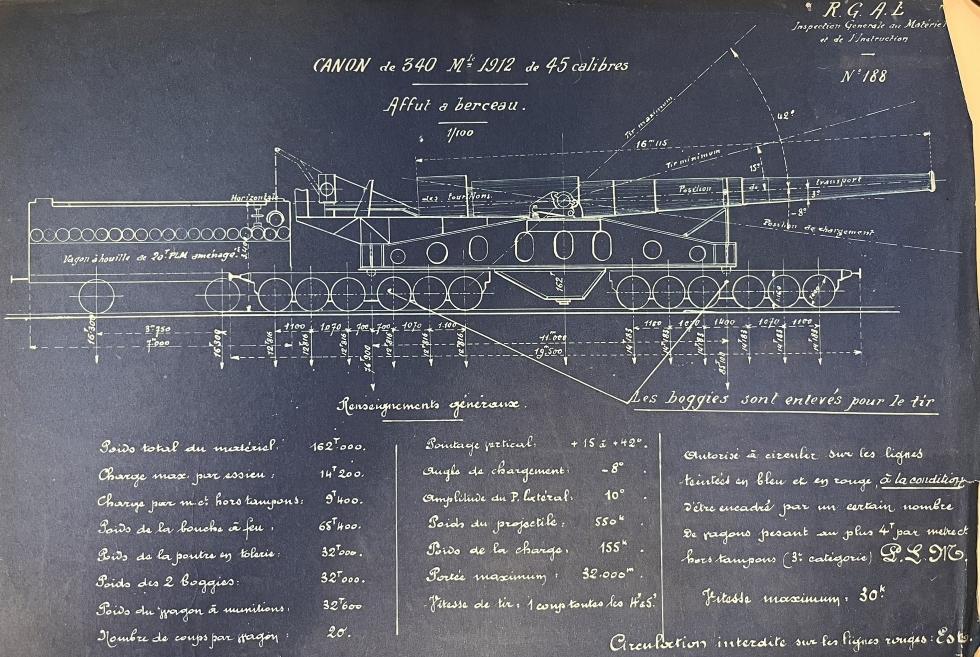 Plan et données du 340 Mle 1912 de 45 calibres sur affût à berceau Plan_e10
