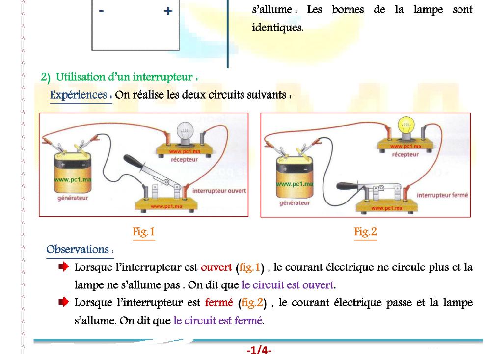 le circuit electrique simple C_simp11