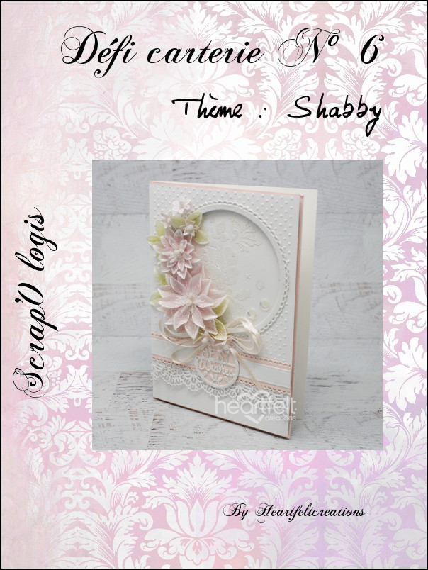 Défi N°6 carterie Shabby Defi611