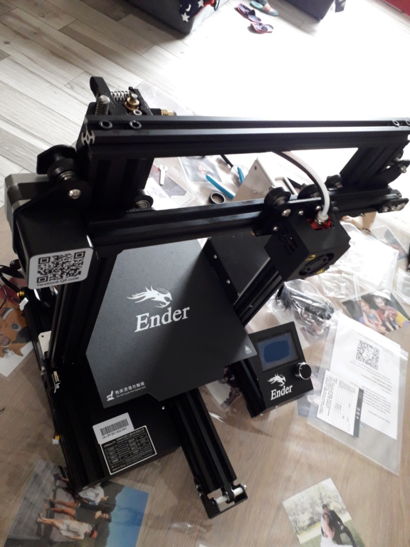 Ender 3 pro maintenant Prusa MK3 S+ 20190559