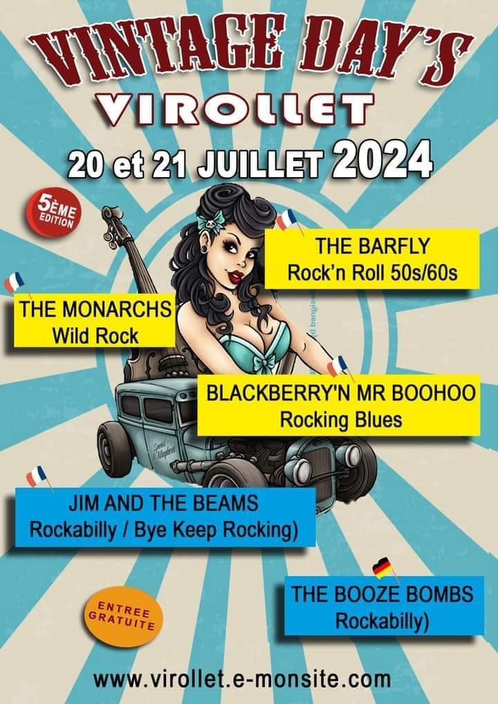 Vintage Day's Virollet 21 et 22 juillet 2024