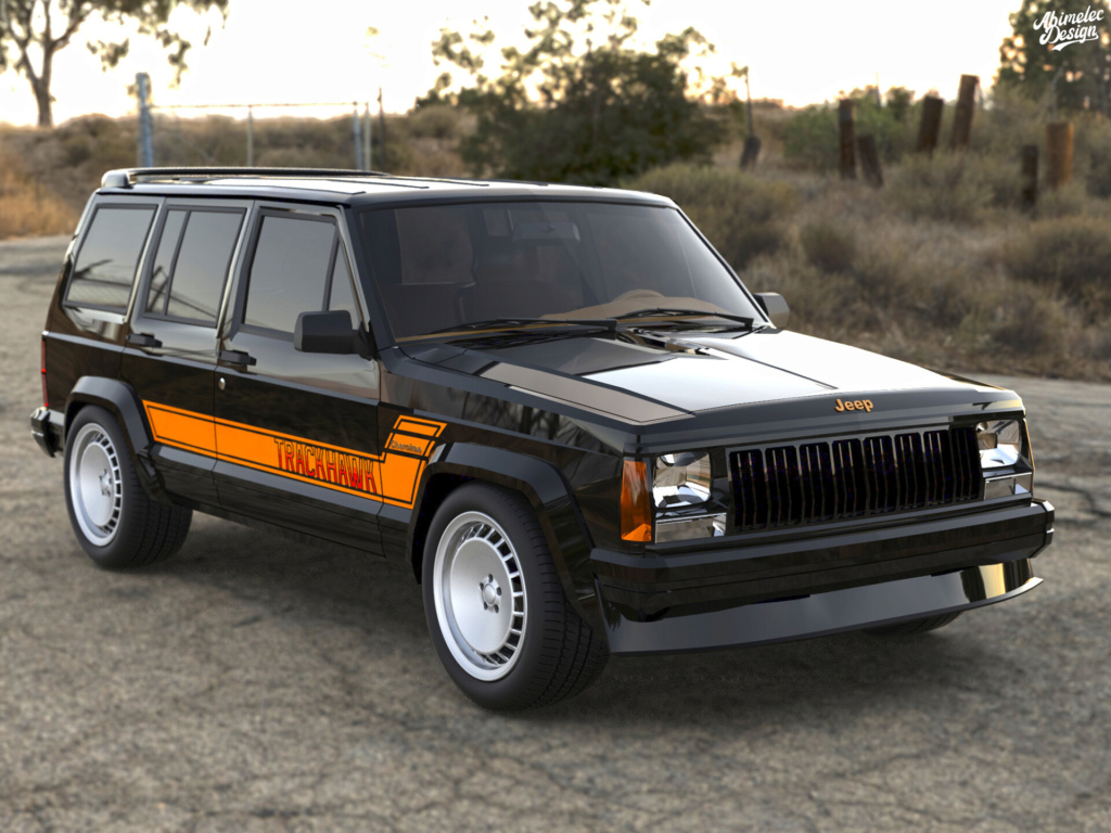 Jeep Cherokee en dessin 3D Abimel24