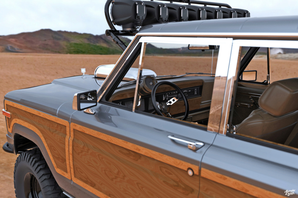 Jeep grand Wagoneer en 3D Abimel30