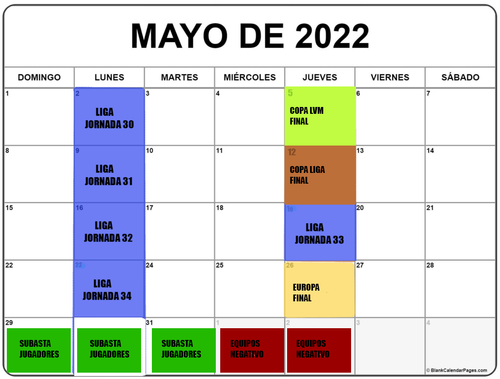 CALENDARIO OFICIAL TEMP 2021-22 May11