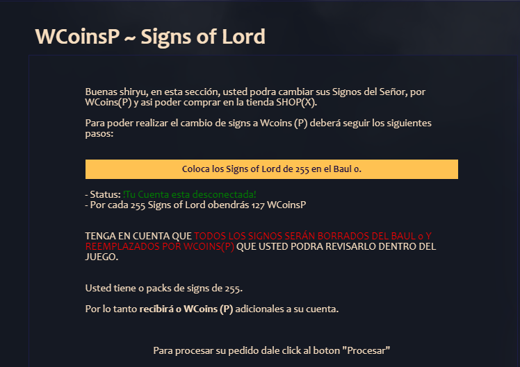 [Guía] de Signs of Lord ~ WcoinP Fff98u10