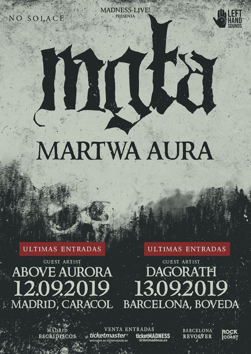 MGLA + Martwa Aura + Above Aurora: Septiembre Barcelona / Madrid (soldout) F6552610