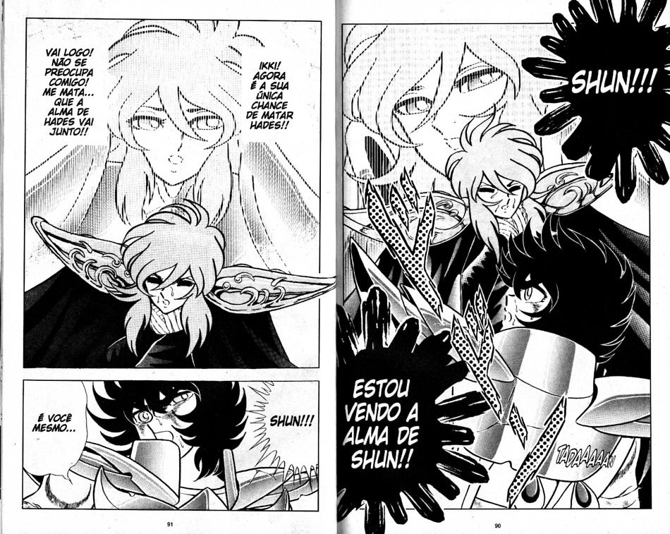 Distorção dos animes: Shun de pacifista forte para afeminado que apanha muito, a mulher  Shun_i13