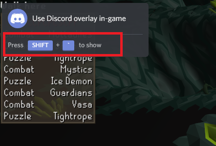 Discord Overlay in Runelite 510