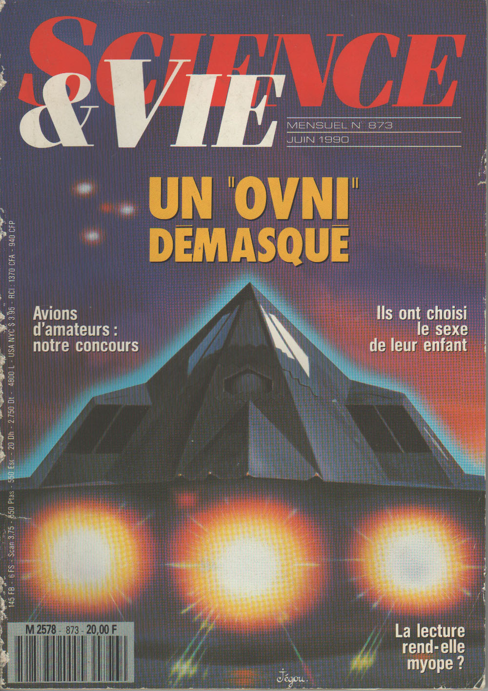 Science et Vie n° 873. Un "OVNI" démasqué ! Setv_810