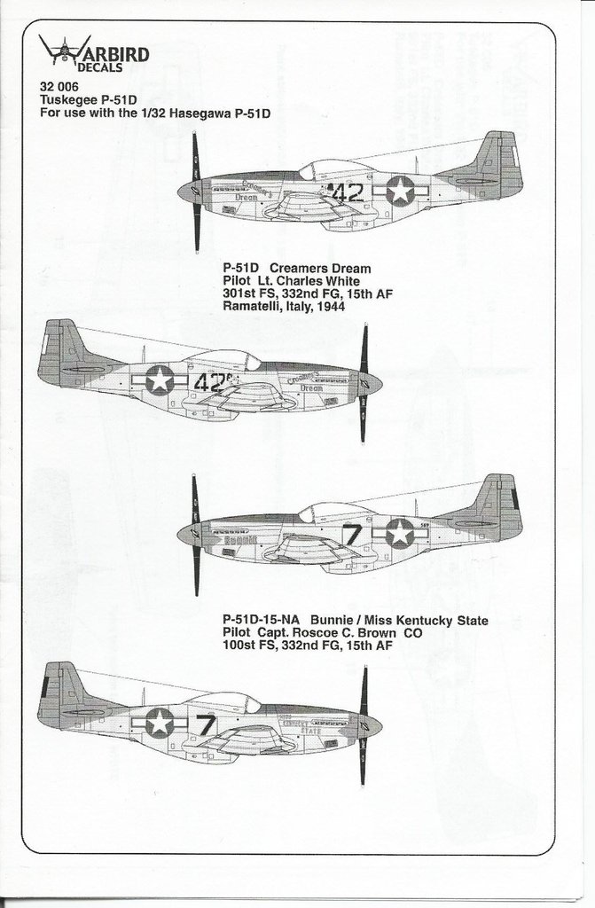 P-51 Mustang D5 NA revell 1/32 Wsbd3210